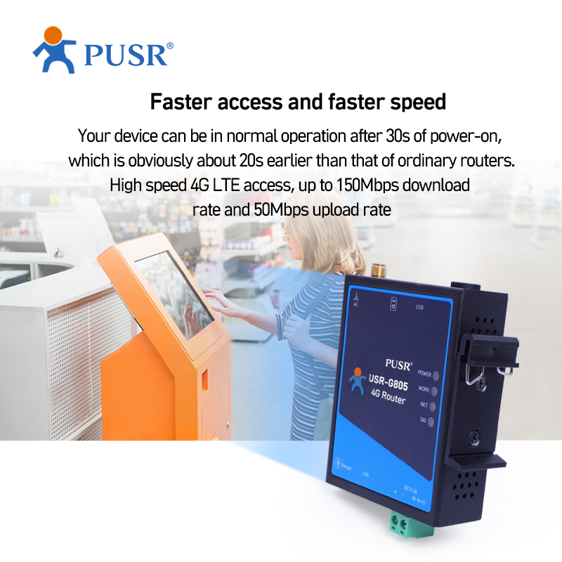 PUSR Industrial Cellular Wirel - Industrial 4G Router Vpn 评论和价格