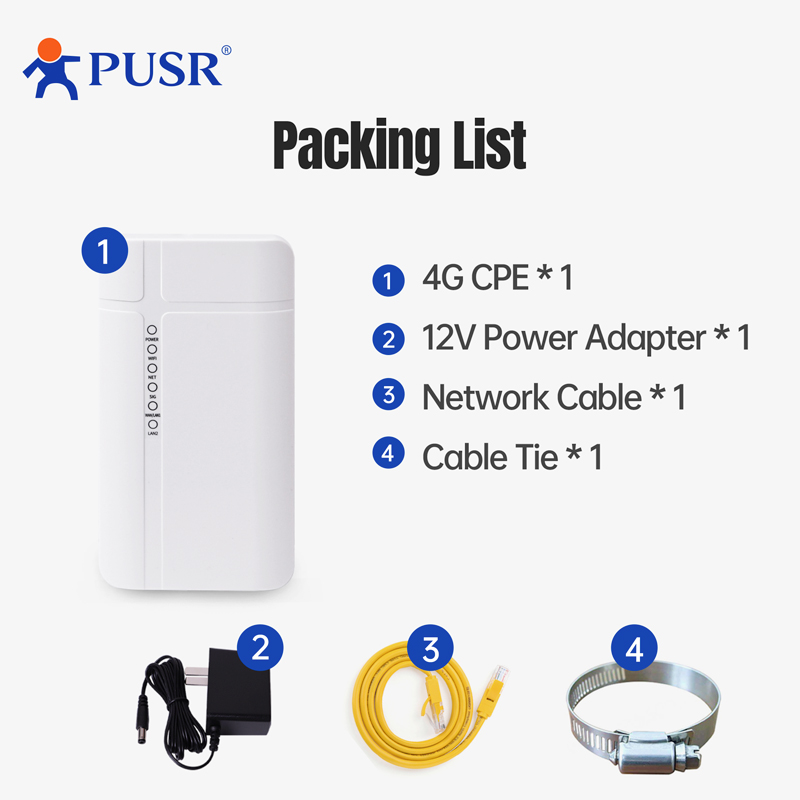 PUSR Outdoor 4G LTE Router CPE - 4G Lte Router Outdoor Waterproof 评论和价格