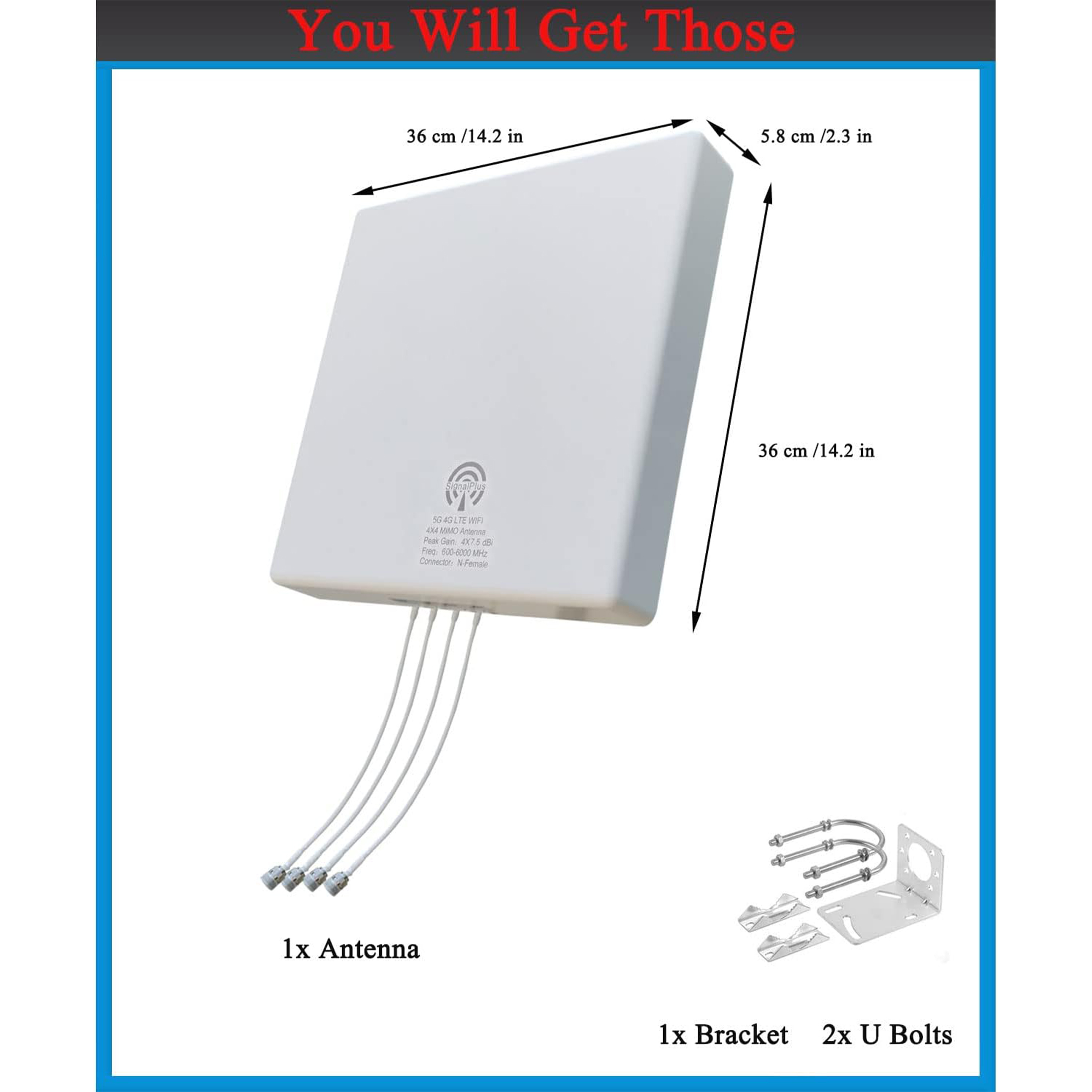 5G WiFi 4G LTE 4x4 MIMO Antenn - Lte Antenna Mimo 4X4 Outdoor 评论和价格