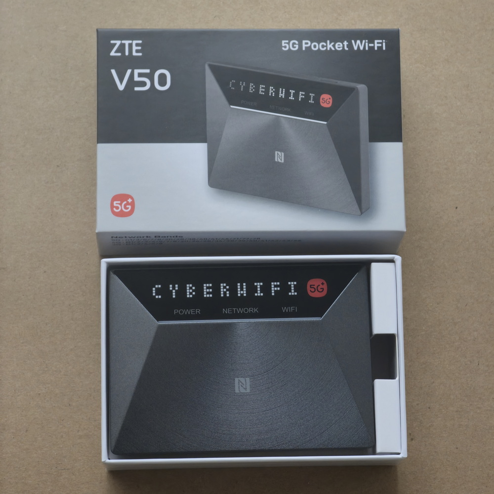 ZTE 5G Mobile WiFi V50 MU3351  - 4G Router Dual Band Wifi Ac1200 评论和价格