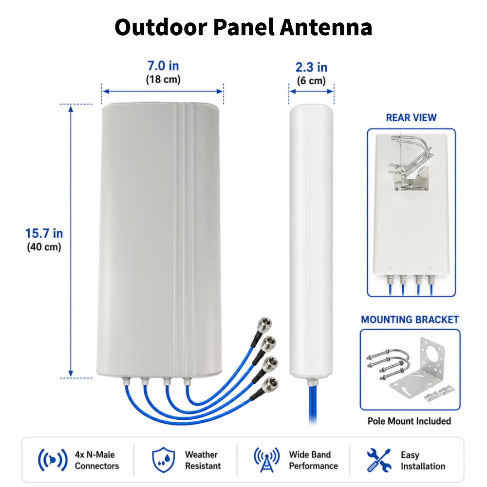 4x4 MIMO 5G/4G LTE UWB Long-Di - Lte Antenna Mimo 4X4 Outdoor 评论和价格
