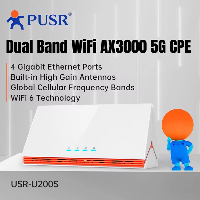Global 4G/5G WiFi6 AX3000 CPE  - 4G Router Sim Card Slot Gigabit 评论和价格