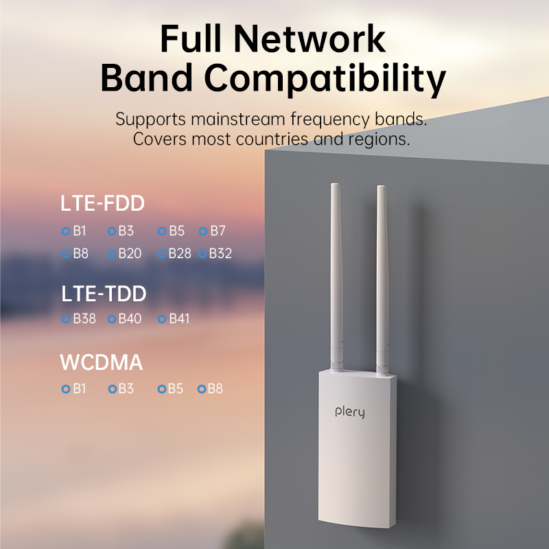 PLERY 1200Mbps Outdoor WIFI 4G - 4G Router With Poe Wan 评论和价格