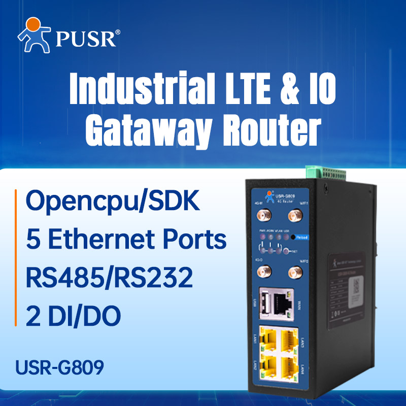USR-G809-EAU Europe & Australi - Industrial 4G Router Vpn 评论和价格