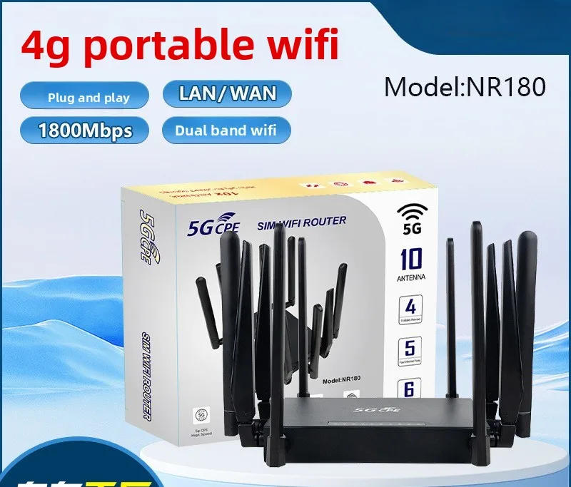 For NR180 Eurasian version tru - 4G Router Sim Card Slot Gigabit 评论和价格