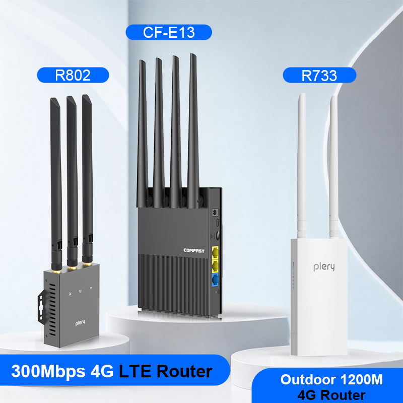 PLERY/COMFAST CAT 4/6 4G LTE R - Industrial 4G Router Vpn 评论和价格