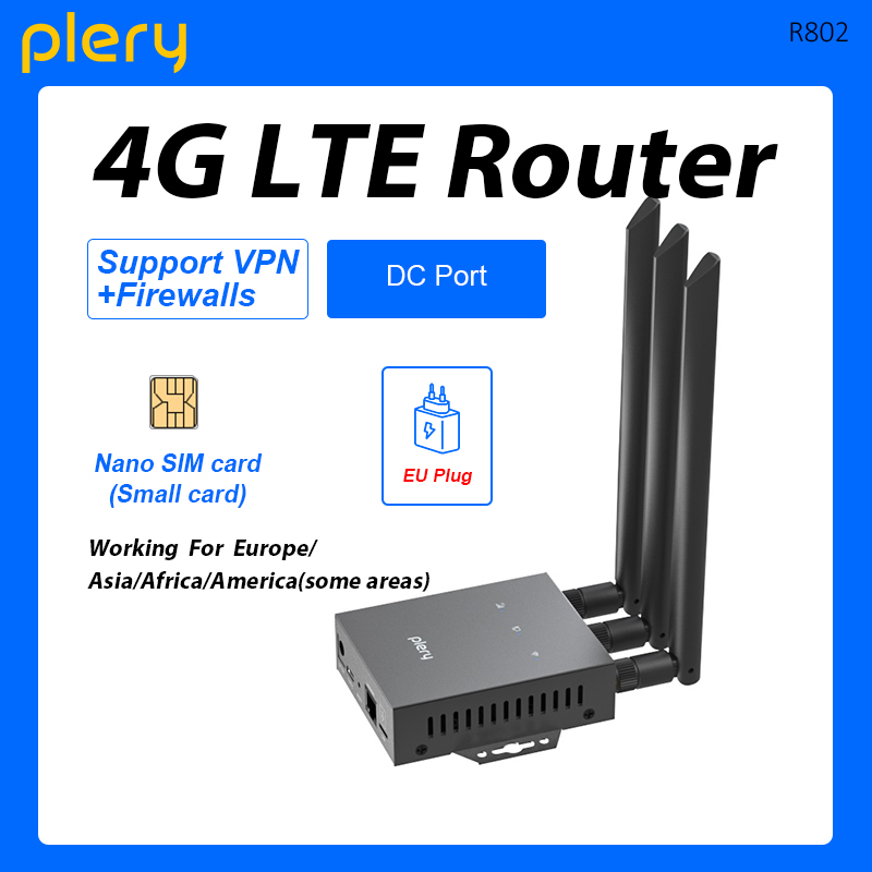 PLERY/COMFAST CAT 4/6 4G LTE R - Industrial 4G Router Vpn 评论和价格