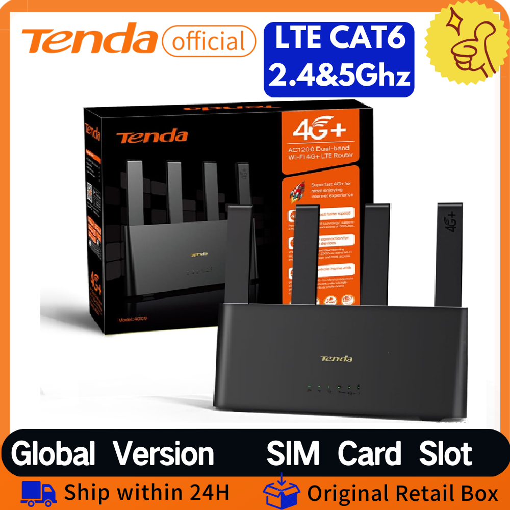 Tenda 4G08 4G+ Router AC1200 C - 5G Cpe Router Outdoor 评论和价格